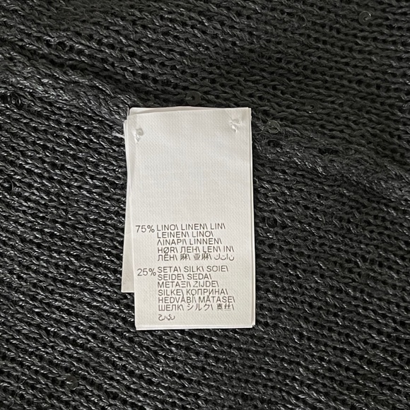 Brunello Cucinelli Sequined Linen and Silk Poncho - Picture 7 of 7